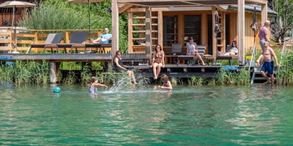 Hotels am See - Kärnten - Badesteg mit Badehaus. Ganz privat, nur für Ihre Gruppe. - Im Franzerl am Weissensee