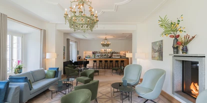 Hotels am See - Verpflegung: Frühstück - Hotelbar & Lobby - Parkhotel Margna
