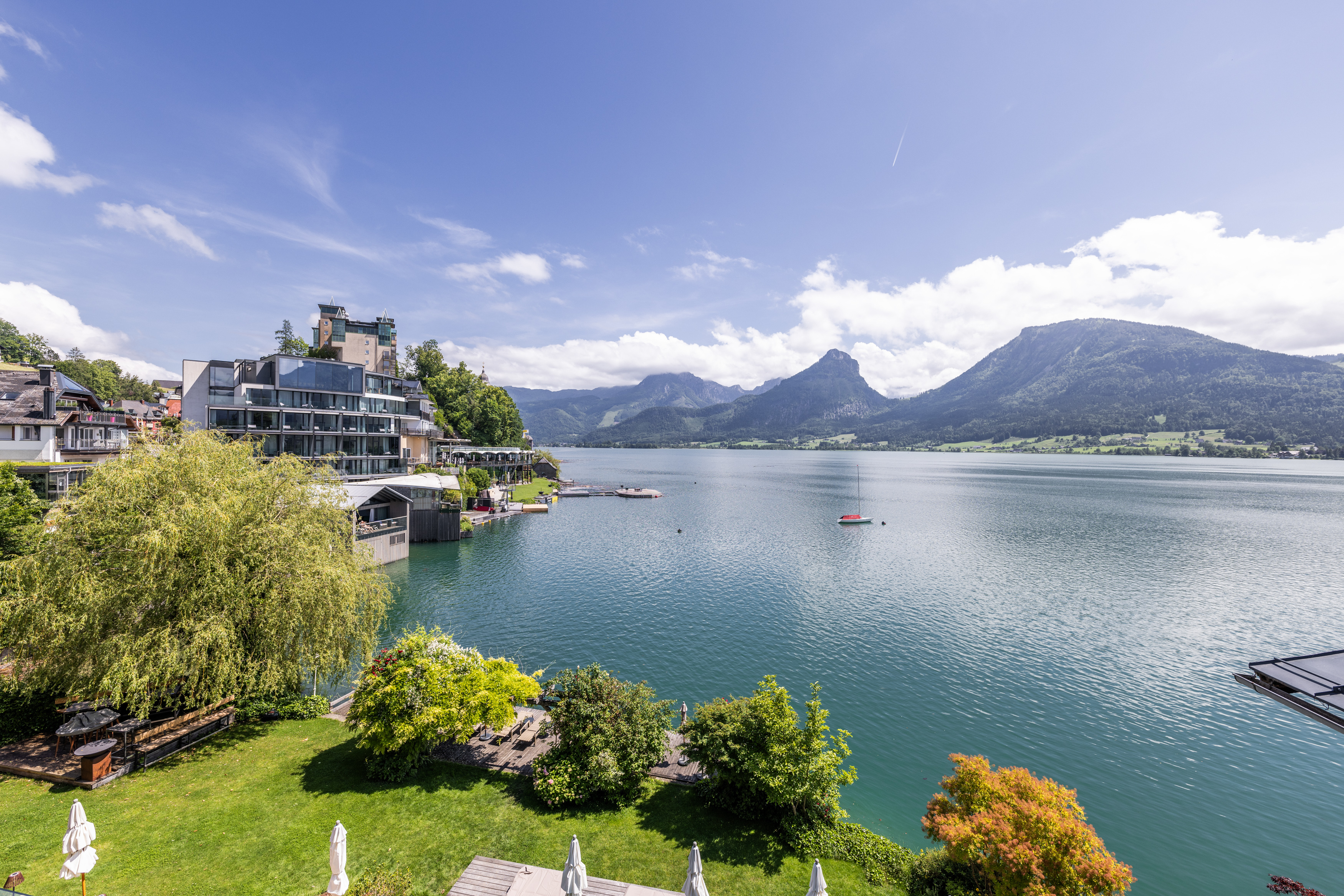 Urlaub am See: Hotel Seevilla Wolfgangsee
