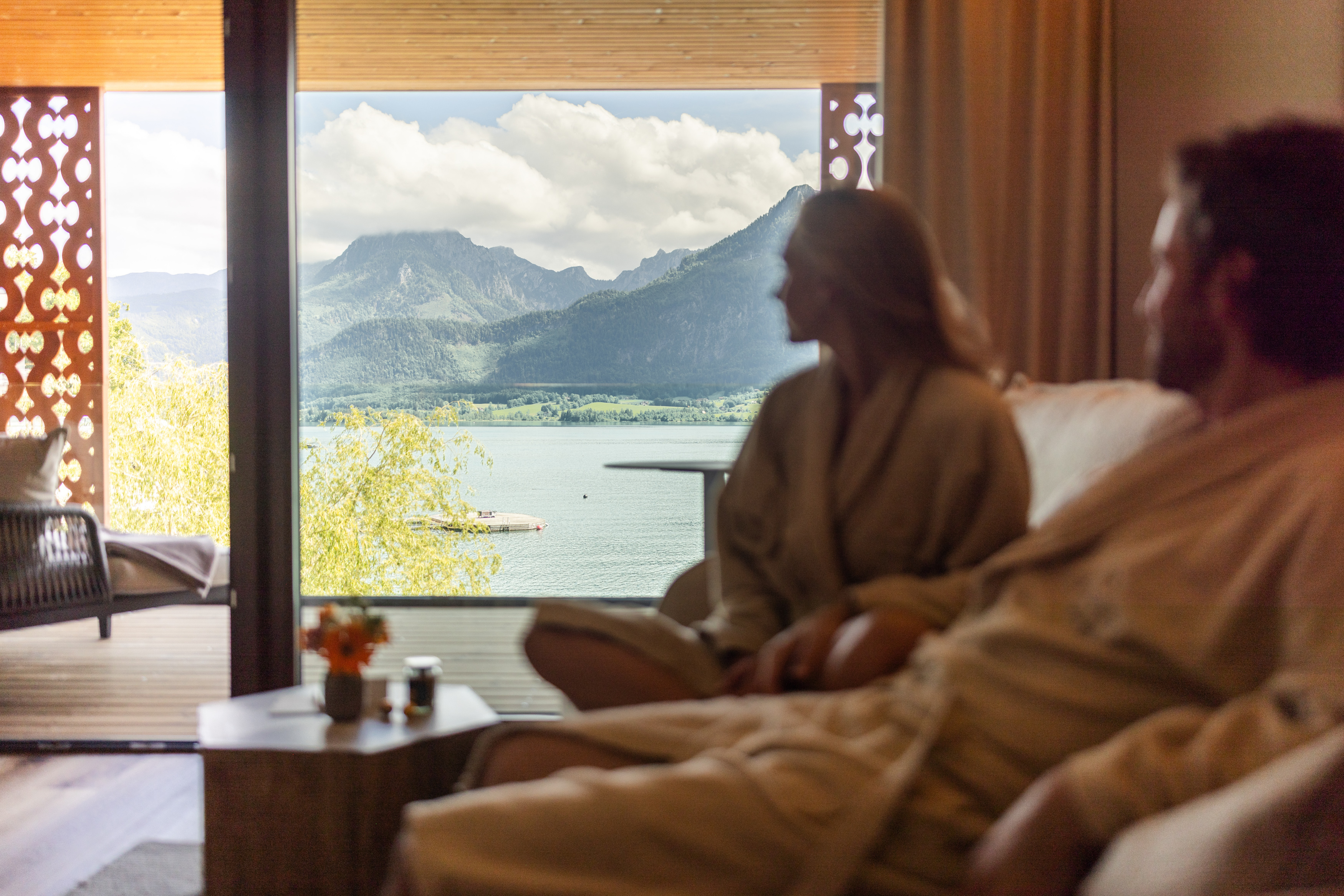 Urlaub am See: Hotel Seevilla Wolfgangsee