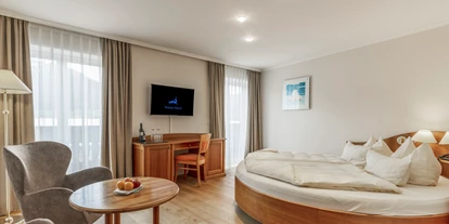 Hotels am See - Verpflegung: Frühstück - Zimmer mit rundem Bett - Hotel Weisser Hirsch