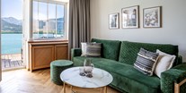 Hotels am See - Bettgrößen: Doppelbett - Salzkammergut - Superior Suite mit Terrasse und Seeblick - Hotel Peter am Wolfgangsee