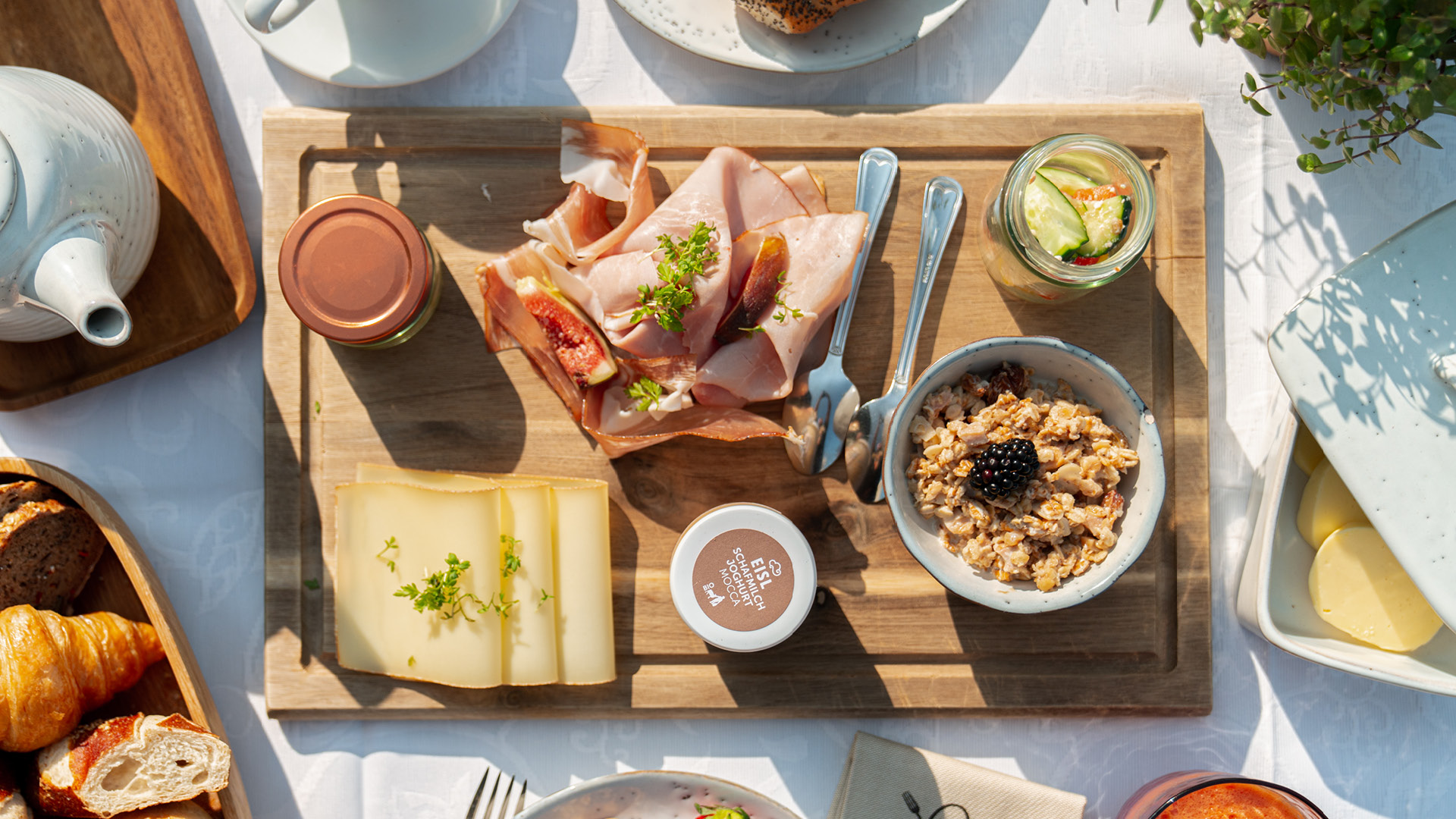 Urlaub am See: Frühstücksboard für zwei - Hotel Peter am Wolfgangsee