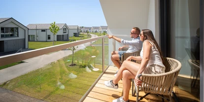 Hotels am See - Verpflegung: Frühstück - Residenzen am See - parkside - Ausblick Schlafzimmer 1 - VILA VITA Pannonia