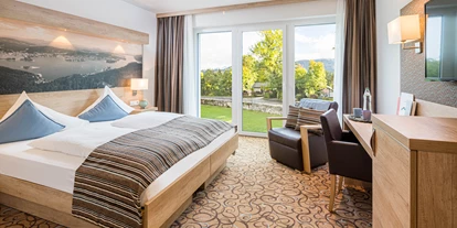 Hotels am See - Verpflegung: Frühstück - Kategorie Lakeside 1 mit französischem Balkon - Seehotel Das JO.