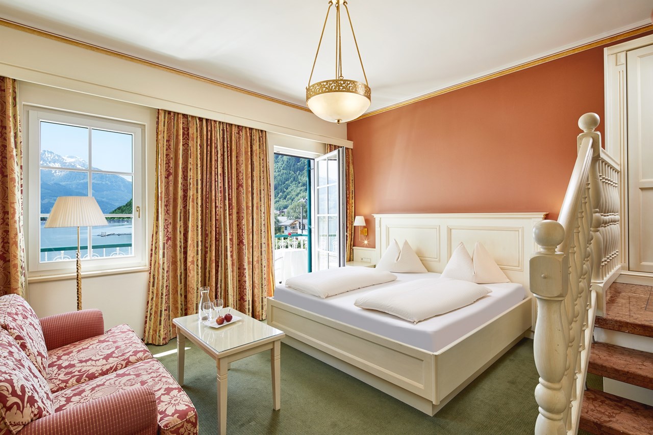 GRAND HOTEL ZELL AM SEE Zimmerkategorien Superior Doppelzimmer mit Seeblick & Balkon