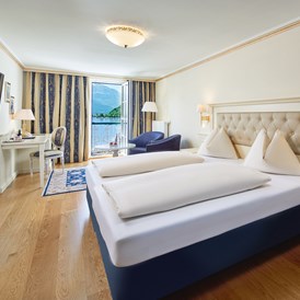 Urlaub am See: Komfort Doppelzimmer mit Seeblick (ohne Balkon) - GRAND HOTEL ZELL AM SEE