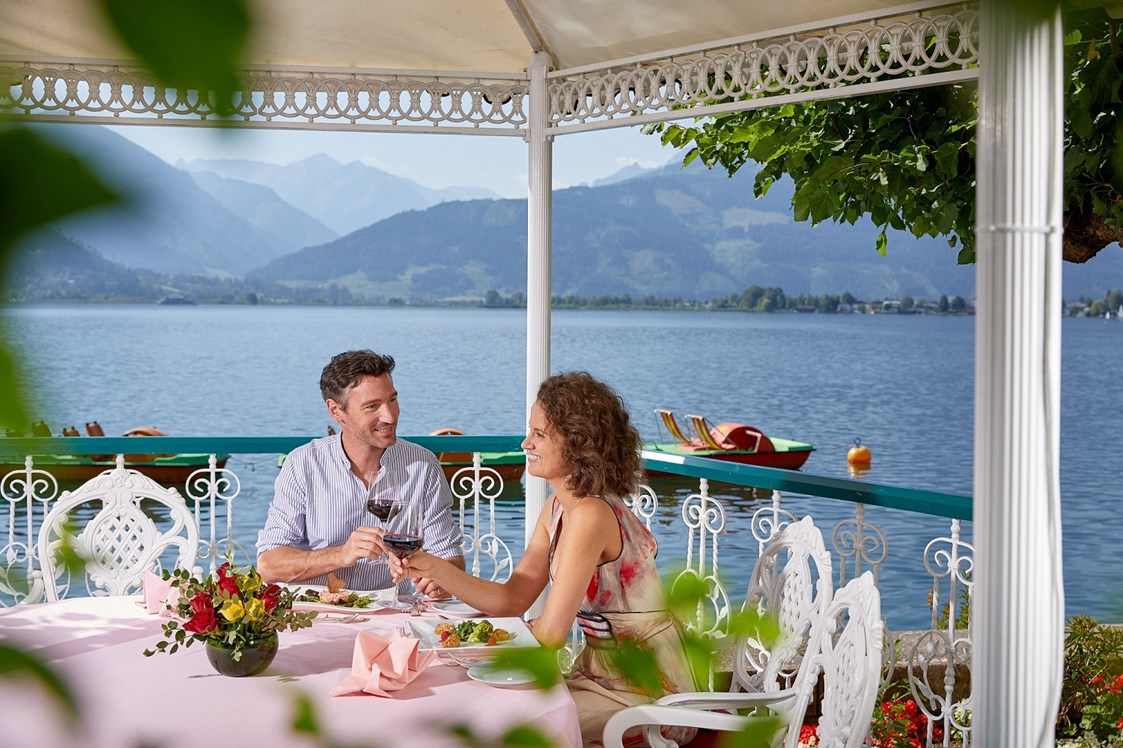 Urlaub am See: Mittagessen am See  - GRAND HOTEL ZELL AM SEE