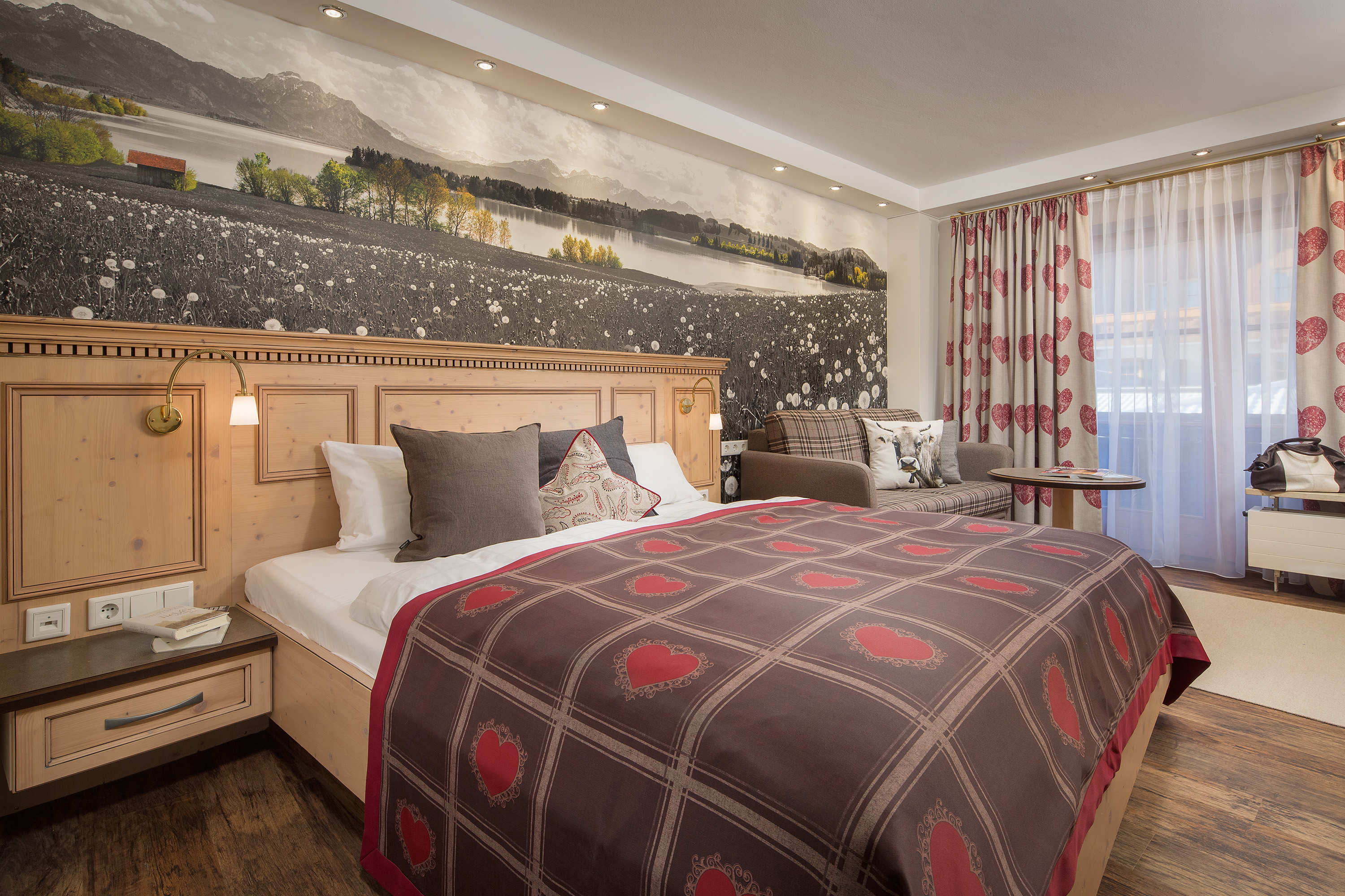 Urlaub am See: Doppelzimmer Landhaus  - Hotel Sommer Füssen