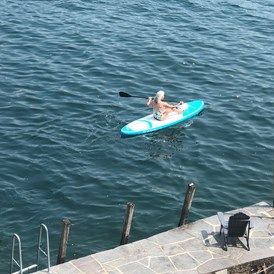 Urlaub am See: mit SUP unterwegs - Art Hotel Posta al lago