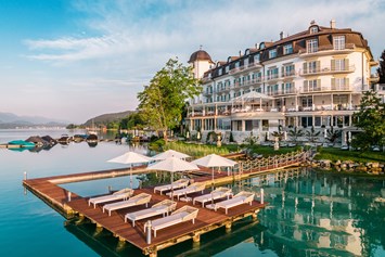 Urlaub am See: Das Schloss Seefels in all seiner Pracht. - Hotel Schloss Seefels