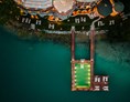 Urlaub am See: Das Seebad von oben - Hotel Schloss Seefels