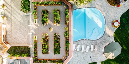 Hotels am See - Verpflegung: Frühstück - Unser Kräutergarten fürs Auge und den Geschmack.  - Hotel Schloss Seefels