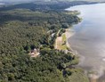 Urlaub am See: Luftaufnahme Inselsee - Kurhaus am Inselsee