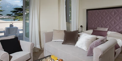 Hotels am See - Verpflegung: Frühstück - Suite mit Grosse Terrasse und See Blick - Villa Giulia