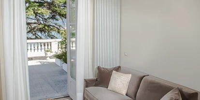 Hotels am See - Verpflegung: Frühstück - Suite mit Grosse Terrasse und See Blick - Villa Giulia