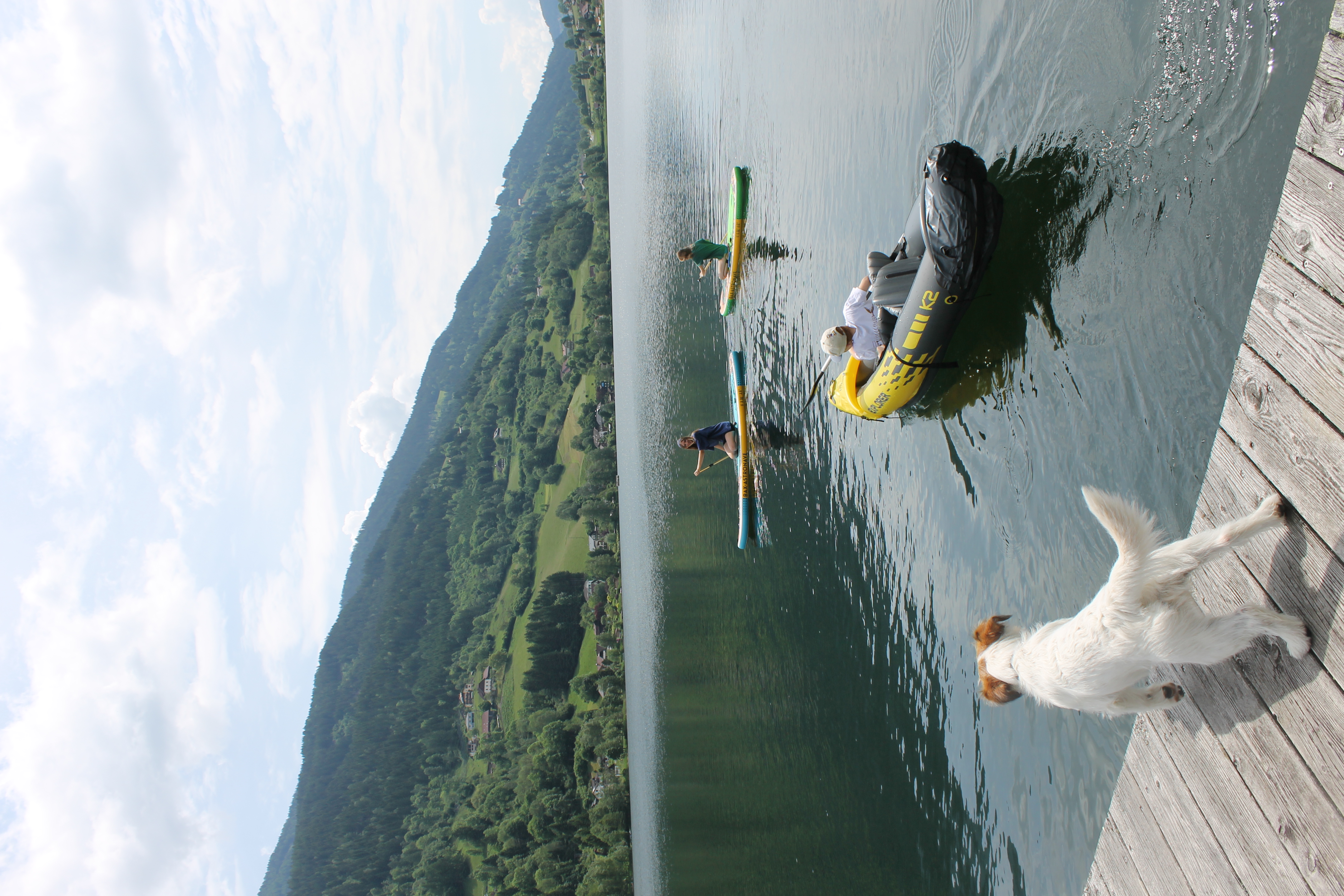 Strandhotel Burgstaller Freizeitangebote am See Kajak fahren