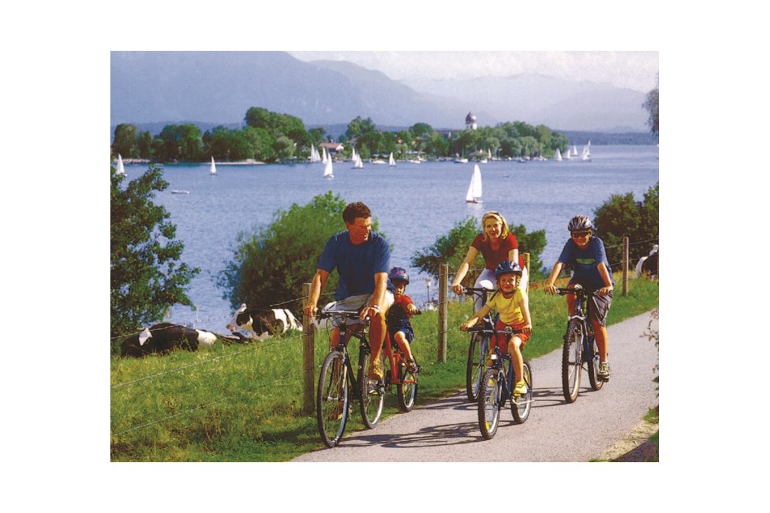 Urlaub am See: Radfahren am Chiemsee - Aktiv- und Wellnesshotel Seeblick