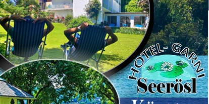 Hotels am See - Verpflegung: Frühstück - Hotel Garni Seerösl am Wörthersee
