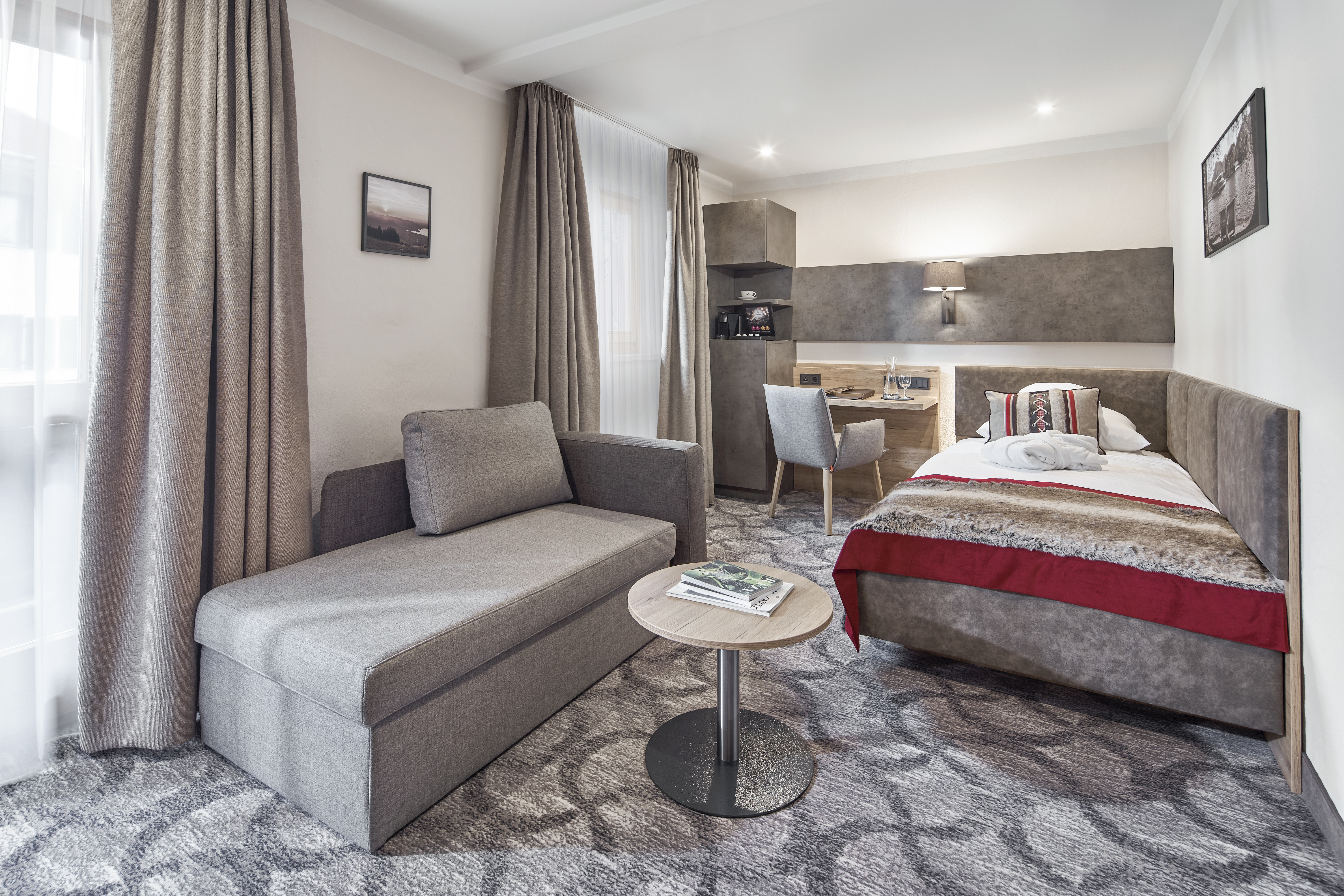 Hotel Alpenhof Zimmerkategorien Einzelzimmer Delux