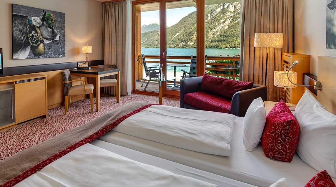 Fürstenhaus am Achensee Zimmerkategorien Doppelzimmer Classic und Komfort Seeseite