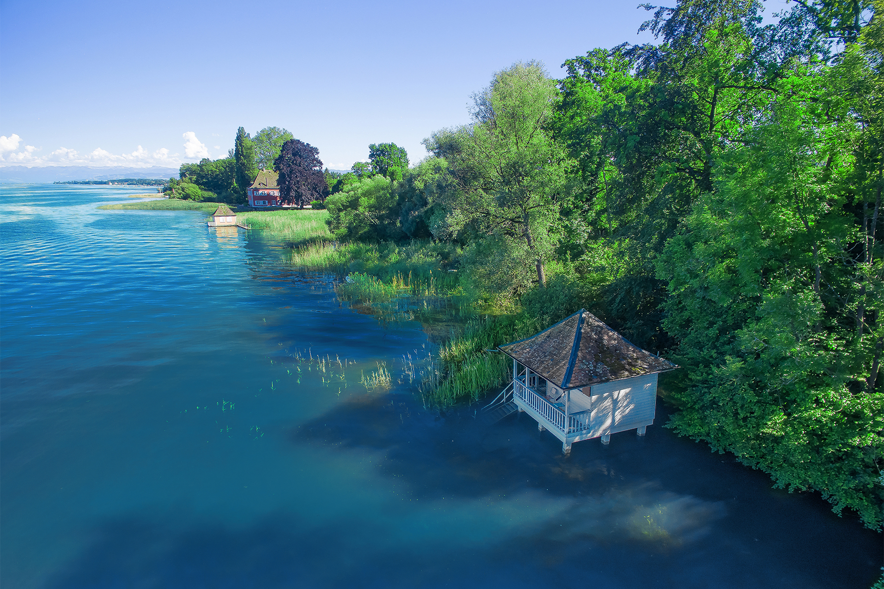 Hotels am See - Hagnau am Bodensee - Badehäuschen - Hotel und Restaurant Sokrates