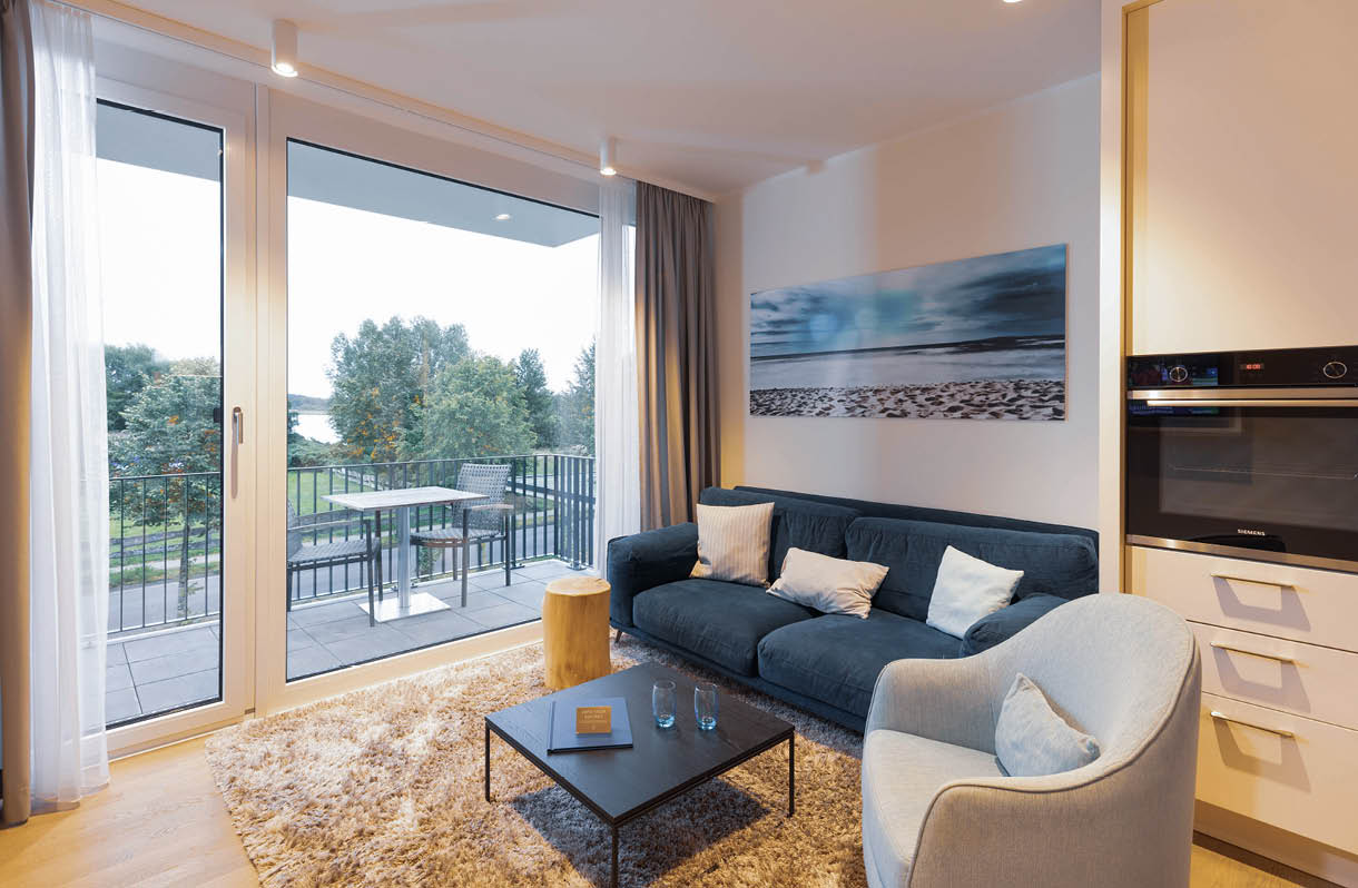 Urlaub am See: Aurora Appartement - MAREMÜRITZ Yachthafen Resort