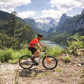 Urlaub am See: hoteleigene KTM Fahrräder 
Trekking-, Mountain- und E-Bikes zum Ausleihen - Hotel Post