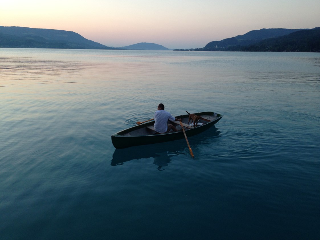 Urlaub am See: kostenloser Ruderboot Verleih für unsere Hotelgäste - Hotel Post
