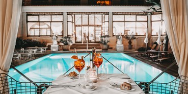 Hotels am See - Region Lago Maggiore - Abendessen am Pool - Sunstar Hotel Brissago - Sunstar Hotel Brissago