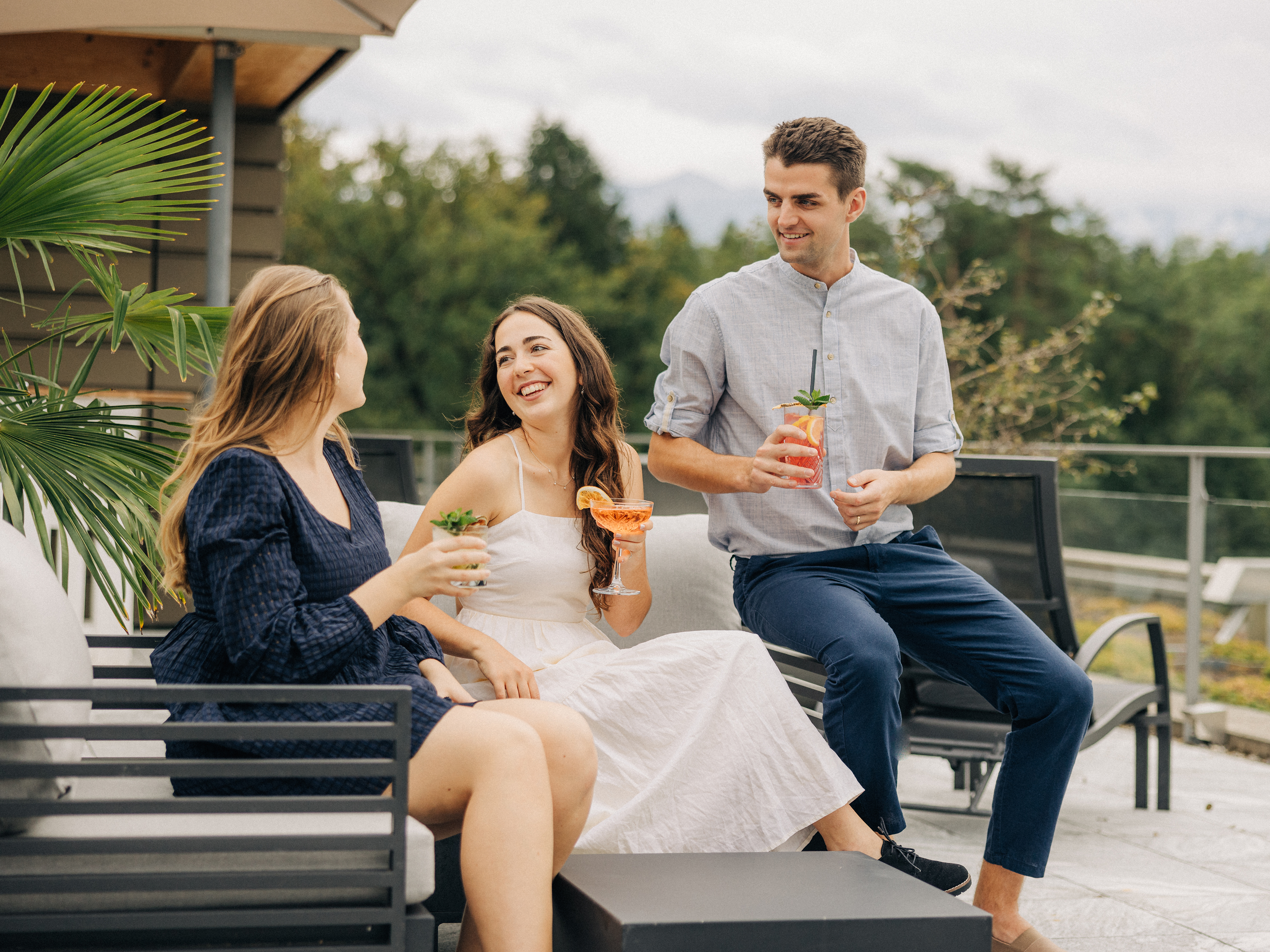 Hotels am See - Gunten - Dachterrasse - Deltapark Vitalresort