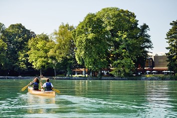 Urlaub am See: Kanu - kostenlos für Hotelgäste - Hotel Seepark Thun - Hotel Seepark