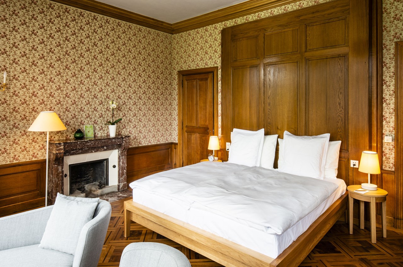 Schloss Schadau Hotel - Restaurant Zimmerkategorien Grosses Doppelzimmer Parksicht