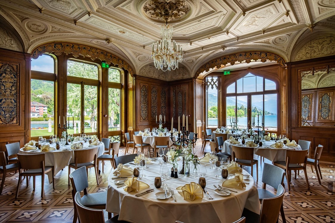 Urlaub am See: Rougemont-Saal - Schloss Schadau Hotel - Restaurant