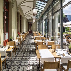 Urlaub am See: Veranda - Schloss Schadau Hotel - Restaurant