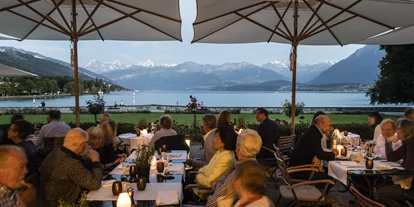 Hotels am See - Bern - Gartenterrasse  - Schloss Schadau Hotel - Restaurant