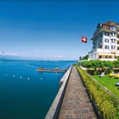 Hotels am See: Hauptbild - Hotel Restaurant Bellevue au Lac