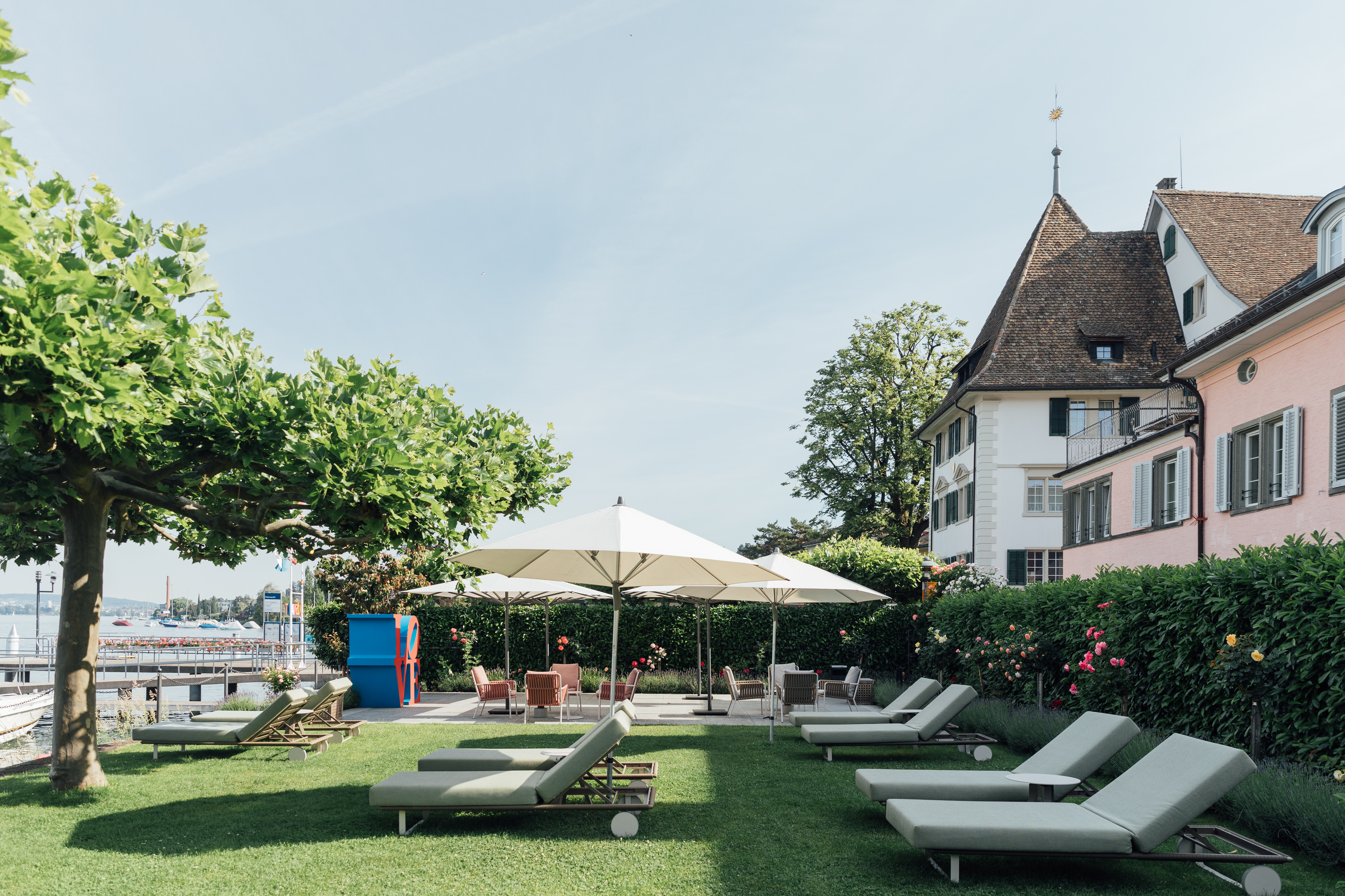 Hotels am See - Klassifizierung: 4 Sterne S - Schweiz - Hotel Seewiese - Sonne – Boutiquehotel und Seerestaurants