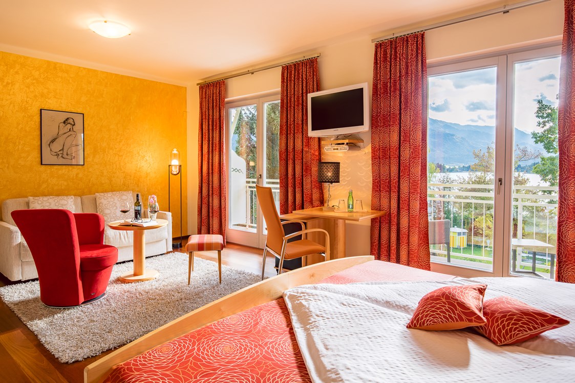 Urlaub am See: Superior Junior Suite Panoramablick - das Moser - Hotel am See