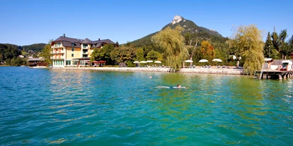 Hotels am See - Art des Seezugangs: hoteleigener Strand - Oberleiten (Straß im Attergau) - Hotel Seerose
