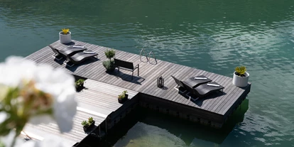 Hotels am See - Verpflegung: Frühstück - Badesteg des Hotels - Via Salina Seehotel